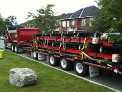 inground swimming pools installation truck inground swimming pools installation truck