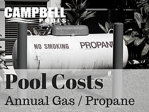 inground swimming pool cost of natural gas or propane heater